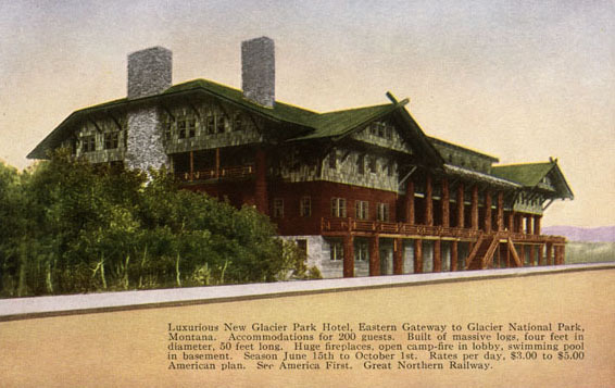 Glacier Park Hotel. 