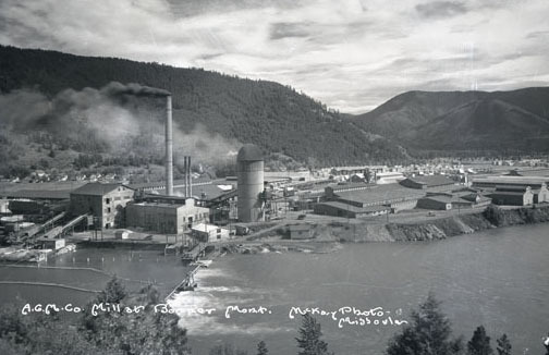 Anaconda Copper Mining Company saw mill, Bonner