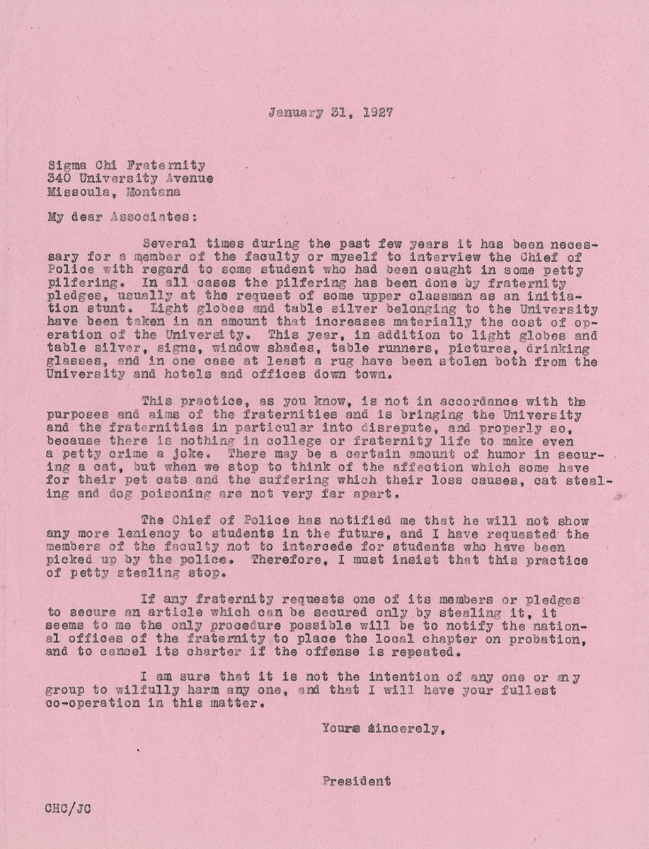 letter to houses from u president 1927.jpg