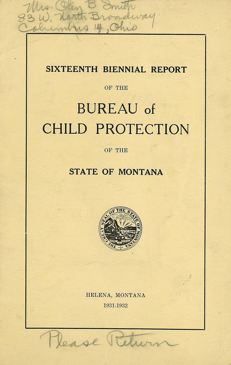 Child Bureau, Cover, 1932,Mss224,B3.jpg