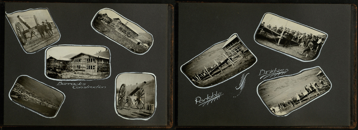 Student Army Training Corps Photograph Album, pages 21 and 22.