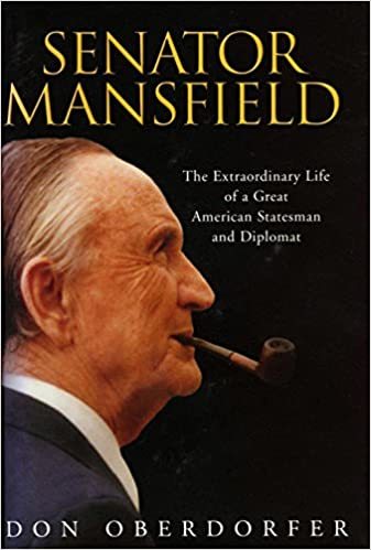 Profile image of Senator Mike Mansfield smoking his pipe.