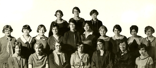Department of Home Economics Club, group photograph.