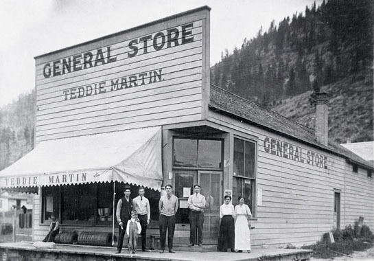 Teddie Martin General Store in Alberton, Montana 