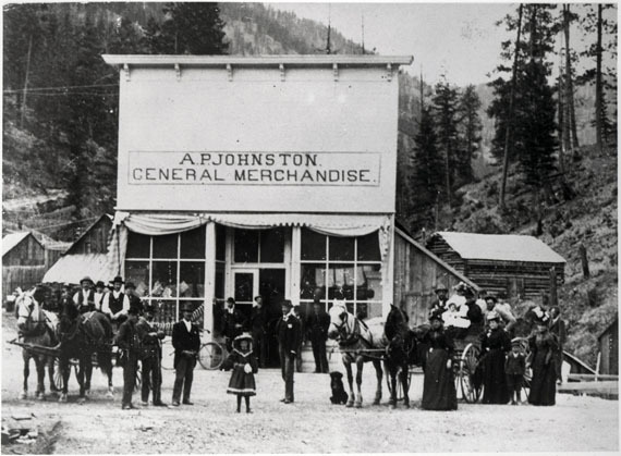 A. P. Johnston's second store in Superior, Montana 
