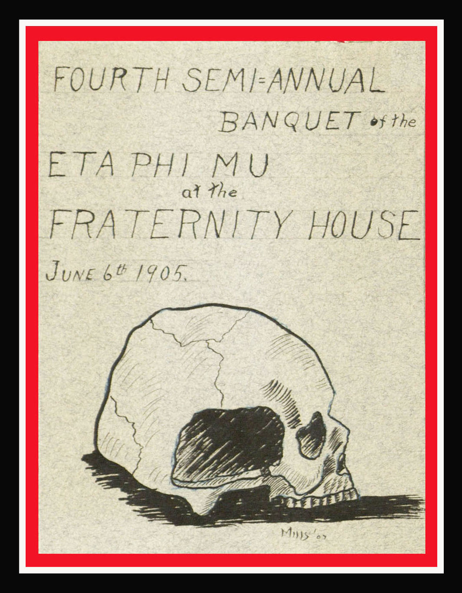 Fourth Semi-Annual Banquette of the Eta Phi Mu Fraternity House, cover