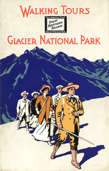 Walking Tours: Glacier National Park, cover.