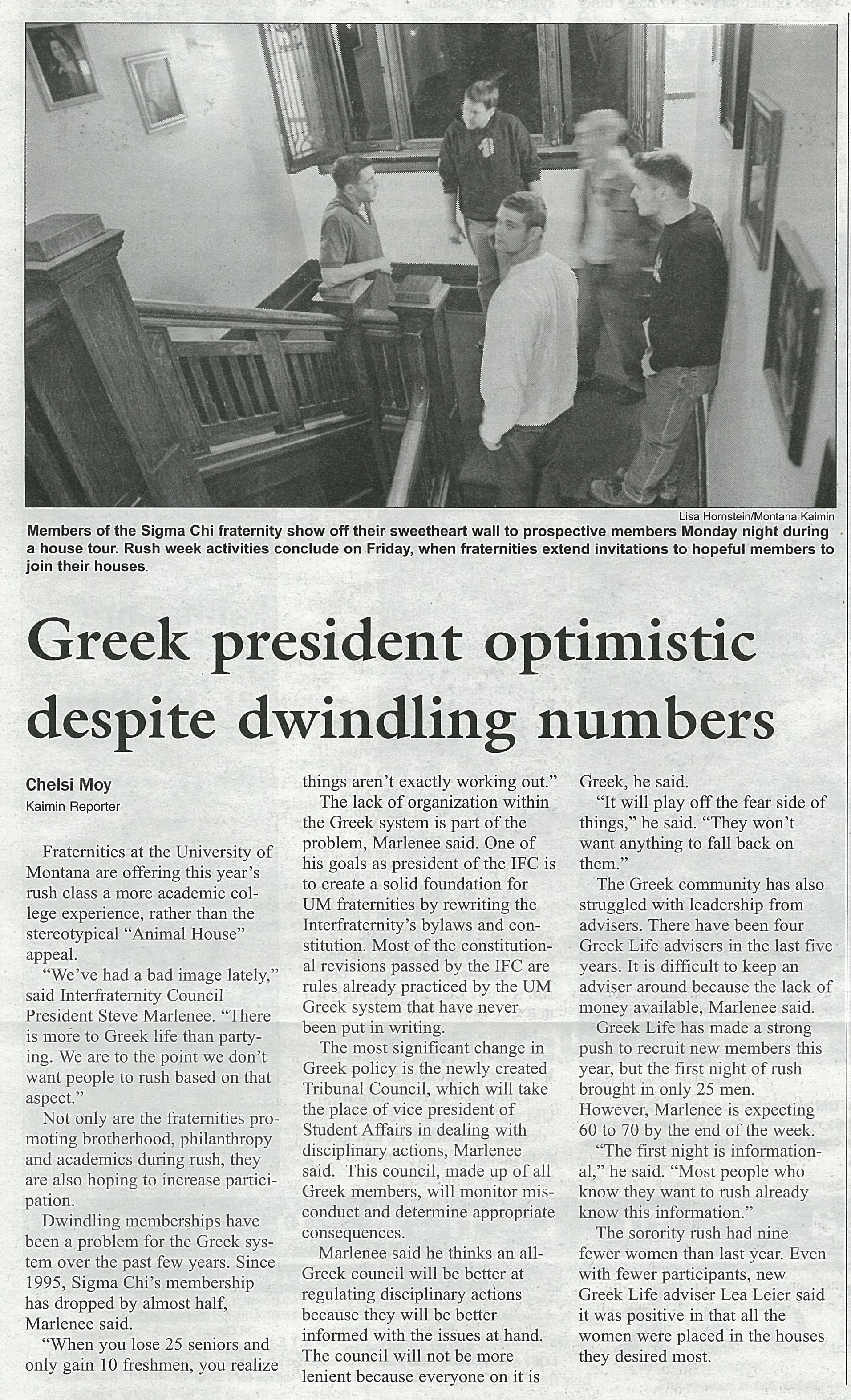 Greek President Optimistic Despite Dwindling Numbers, page 7