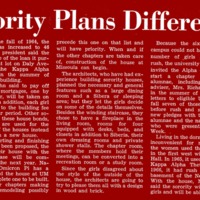 Newest Sorority Plans Different Quarters, page 7<br /><br />
