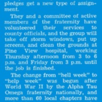 ATO Pledges Get New Assignment, Do County Work, page 1<br /><br />
