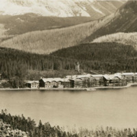 Swift Current Lake and Many Glacier Hotel