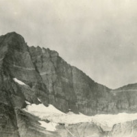 Going-to-the-Sun Mountain and Sexton Glacier. 