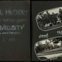 Student Army Training Corps Photograph Album, pages 1 and 2.