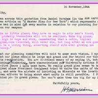 Memo from H.G. Merriam to Ernest O. Melby<br /><br />
