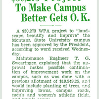 $30,273 Project to Make Campus Better Gets O.K.<br /><br />
