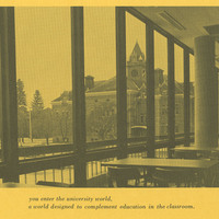 University Center Booklet, page 3.