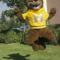 Otto, the University of Montana mascot.