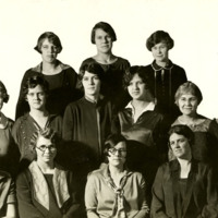 Department of Home Economics Club, group photograph.