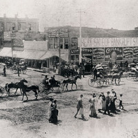 Corner of Higgins Street and Main Street