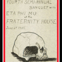 Fourth Semi-Annual Banquette of the Eta Phi Mu Fraternity House, cover