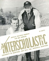 Sixtieth Annual Interscholastic Meet Program, cover and page 33 