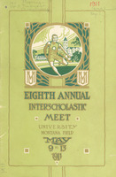 Eighth Annual Interscholastic Meet Program, cover