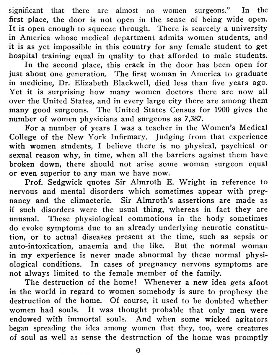 The Biological Argument Against Woman Suffrage, National Woman Suffrage Publishing Company, 1914. James Watson Gerard Papers, Mss 45 The Biological Argument Against Woman Suffrage, National Woman Suffrage Publishing Company, 1914. James Watson Gerard Papers, Mss 45