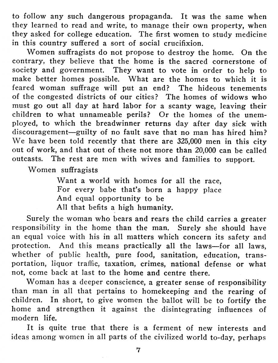 The Biological Argument Against Woman Suffrage, National Woman Suffrage Publishing Company, 1914. James Watson Gerard Papers, Mss 45 The Biological Argument Against Woman Suffrage, National Woman Suffrage Publishing Company, 1914. James Watson Gerard Papers, Mss 45