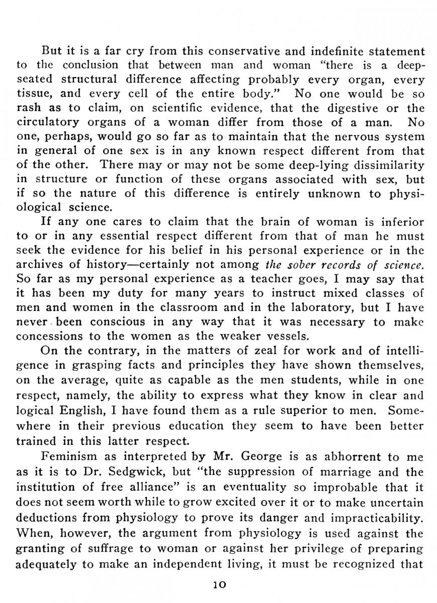 The Biological Argument Against Woman Suffrage, National Woman Suffrage Publishing Company, 1914. James Watson Gerard Papers, Mss 45 The Biological Argument Against Woman Suffrage, National Woman Suffrage Publishing Company, 1914. James Watson Gerard Papers, Mss 45