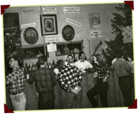 Students at Foresters' Ball, no date, UM95-1208