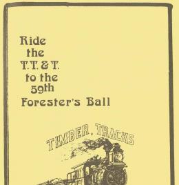 Foresters' Ball Ticket, January 16, 1976
