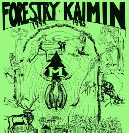 Forestry Kaimin, 1994-1995, cover