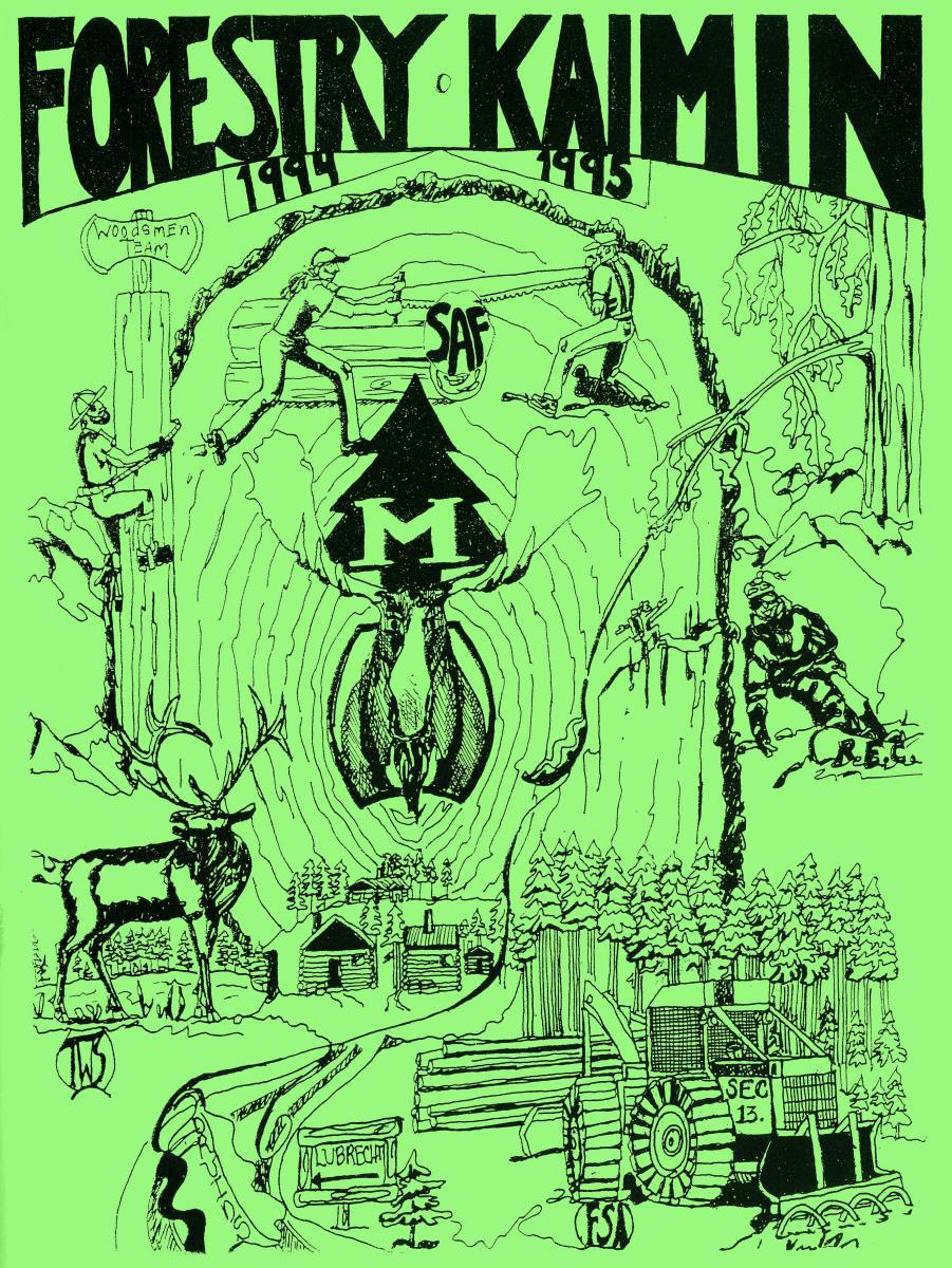 Forestry Kaimin, 1994-1995, cover