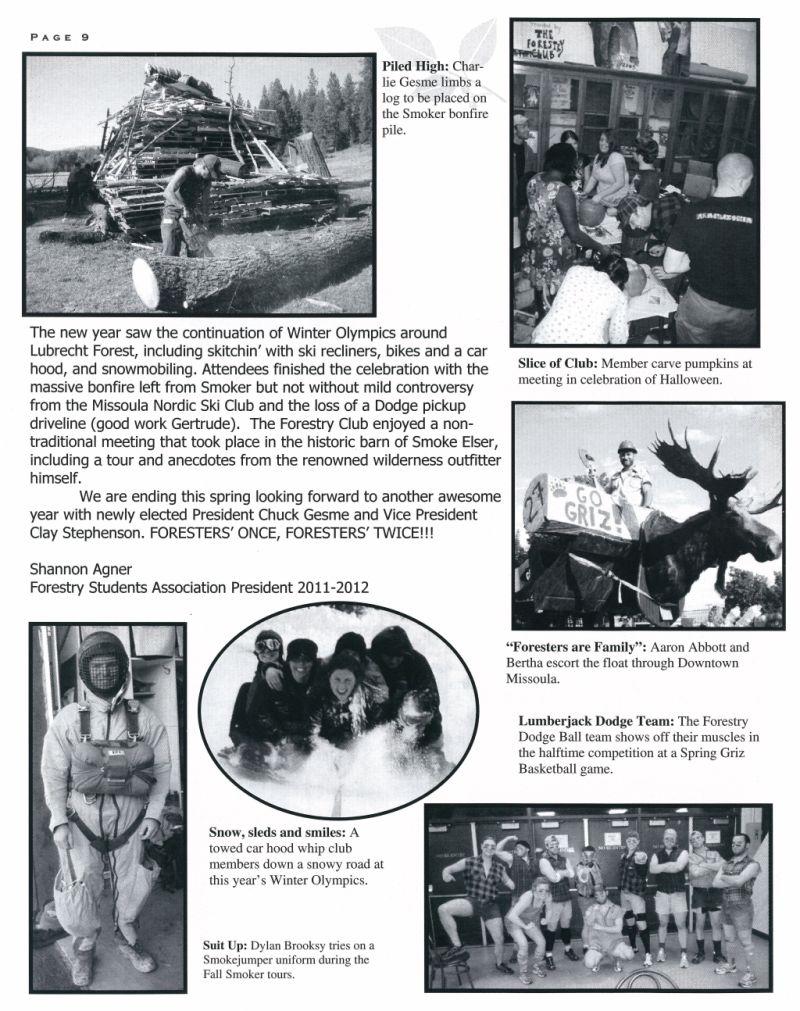Forestry Kaimin, 2011-2012, page 9