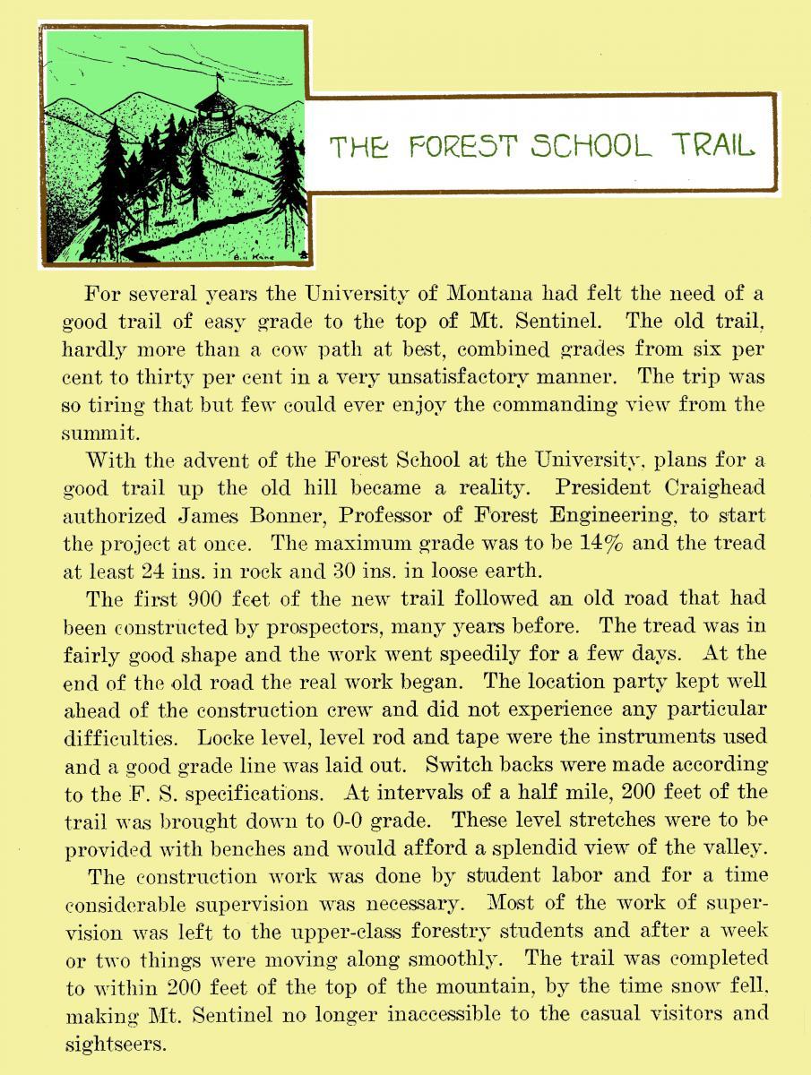 Forestry Kaimin, Vol. 1, No. 2, 1916