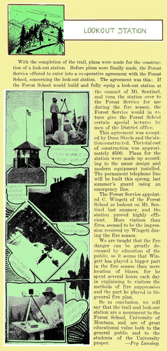 Forestry Kaimin, Vol. 1, No. 2, 1916