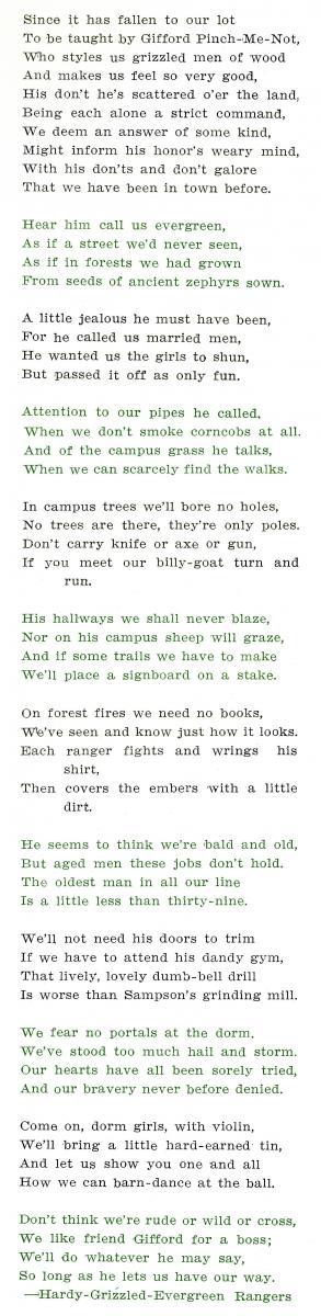 "Foresters Get Busy," Kaimin, January 13, 1910, page 4