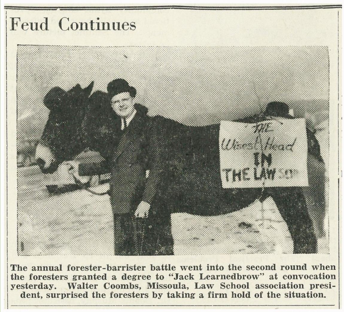 "Feud Continues," Kaimin, January 24, 1941